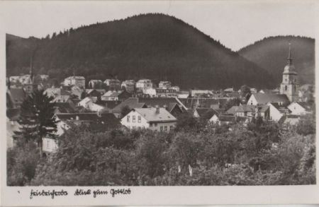 Friedrichroda - Blick zum Gottlob - 1942 Friedrichroda - Blick zum Gottlob - 1942