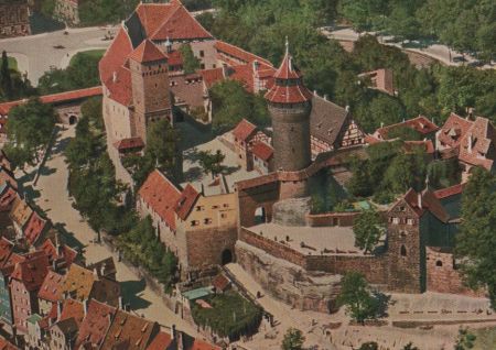 Nürnberg - Blick zur Burg - ca. 1975 Nürnberg - Blick zur Burg - ca. 1975