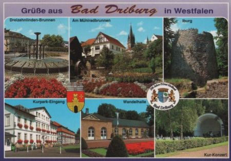 Bad Driburg - u.a. Kurpark-Eingang - 1998 Bad Driburg - u.a. Kurpark-Eingang - 1998