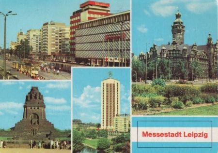 Leipzig - u.a. Neues Rathaus - 1977 Leipzig - u.a. Neues Rathaus - 1977