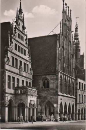 Münster - Stadtweinhaus, Rathaus - ca. 1960 Münster - Stadtweinhaus, Rathaus - ca. 1960