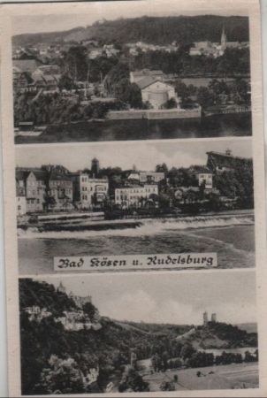 Bad Kösen - Rudelsburg - ca. 1955 Bad Kösen - Rudelsburg - ca. 1955