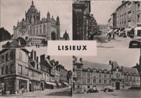 Frankreich - Lisieux - mit 4 Bildern - 1966 Frankreich - Lisieux - mit 4 Bildern - 1966