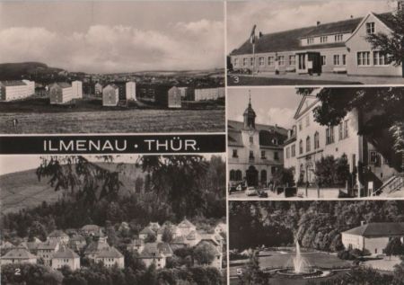 Ilmenau - u.a. Kulturhaus Schortesiedlung - 1976 Ilmenau - u.a. Kulturhaus Schortesiedlung - 1976