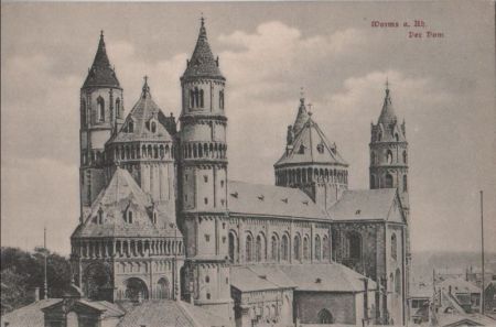Worms - Der Dom - ca. 1935 Worms - Der Dom - ca. 1935