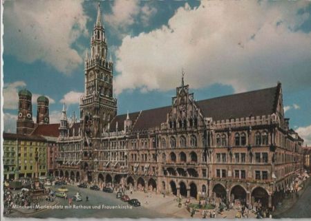 München - Rathaus mit Frauenkirche München - Rathaus mit Frauenkirche