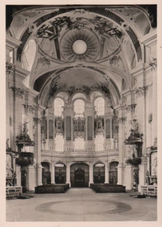 Neresheim - Abteikirche, große Orgel - ca. 1960 Neresheim - Abteikirche, große Orgel - ca. 1960
