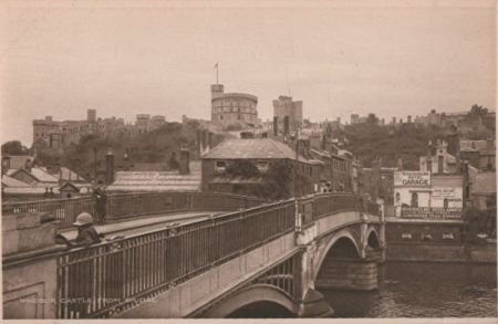 Großbritannien - Windsor - Castle from Bridge - ca. 1935 Großbritannien - Windsor - Castle from Bridge - ca. 1935