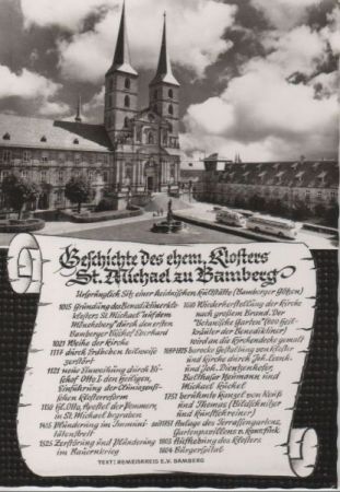 Bamberg - mit Klosterchronik Bamberg - mit Klosterchronik
