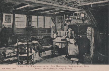 Großbritannien - Stratford-Upon-Avon, Shottery - Stammhaus Ann Hathaway, Shakespeares Frau - 1905 Großbritannien - Stratford-Upon-Avon, Shottery - Stammhaus Ann Hathaway, Shakespeares Frau - 1905