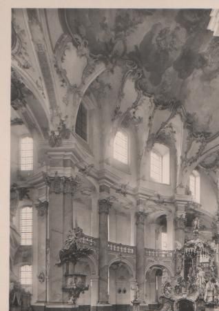 Bad Staffelstein - Vierzehnheiligen - Schrägblick gg. Südseite - ca. 1955 Bad Staffelstein - Vierzehnheiligen - Schrägblick gg. Südseite - ca. 1955