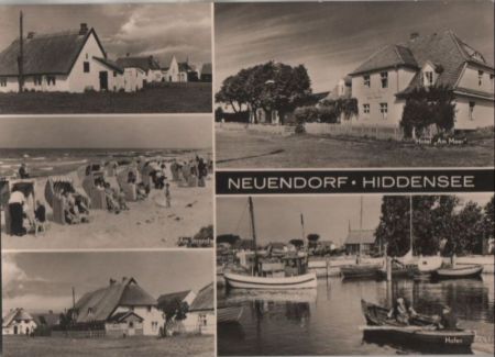 Hiddensee - Neuendorf - mit 5 Bildern - 1970 Hiddensee - Neuendorf - mit 5 Bildern - 1970