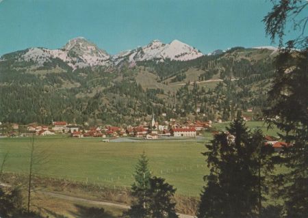 Bayrischzell - mit Wendelstein - 1963 Bayrischzell - mit Wendelstein - 1963
