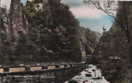 Höllental (Schwarzwald) - beim Hirschsprung - ca. 1965 Höllental (Schwarzwald) - beim Hirschsprung - ca. 1965