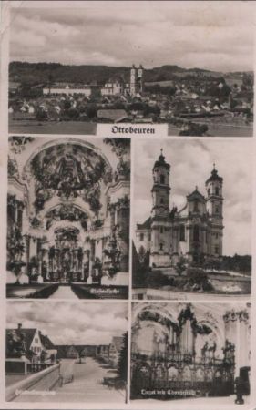 Ottobeuren - u.a. Hindenburgplatz - 1957 Ottobeuren - u.a. Hindenburgplatz - 1957