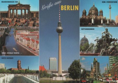 Berlin - u.a. Dom und Fernsehturm - ca. 1990 Berlin - u.a. Dom und Fernsehturm - ca. 1990