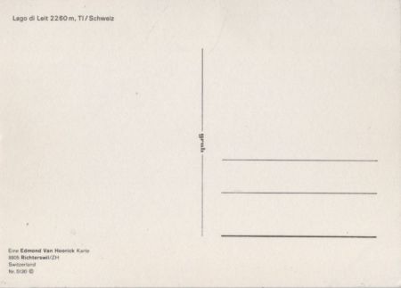 Lago di Leit - Schweiz - von oben