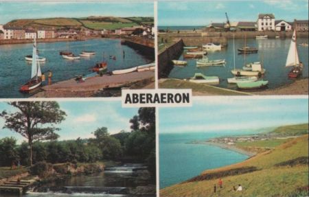 Großbritannien - Aberaeron - 4 Teilbilder - 1977 Großbritannien - Aberaeron - 4 Teilbilder - 1977