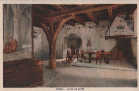 Schweiz - Chillon - Corps de garde - ca. 1950 Schweiz - Chillon - Corps de garde - ca. 1950