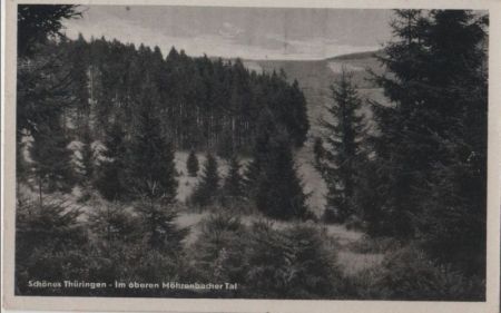 Thüringen - Im oberen Möhrenbacher tal - 1955 Thüringen - Im oberen Möhrenbacher tal - 1955
