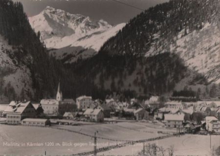Österreich - Mallnitz - Blick gegen Tauerntal - 1957 Österreich - Mallnitz - Blick gegen Tauerntal - 1957