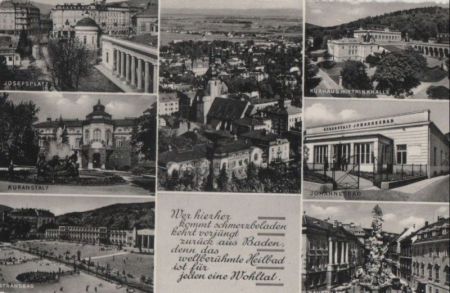 Österreich - Baden - u.a. Johannesbad - ca. 1955 Österreich - Baden - u.a. Johannesbad - ca. 1955