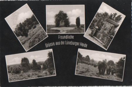 Lüneburger Heide - mit 5 Bildern - 1962 Lüneburger Heide - mit 5 Bildern - 1962