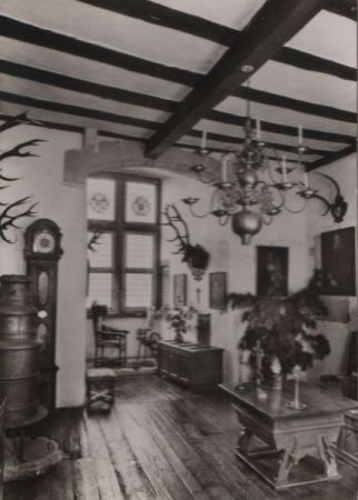 St. Johann, Schloss Bürresheim - Marschallzimmer - ca. 1960 St. Johann, Schloss Bürresheim - Marschallzimmer - ca. 1960