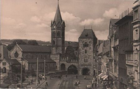 Eisenach - Blick zum Karlstor - ca. 1960 Eisenach - Blick zum Karlstor - ca. 1960