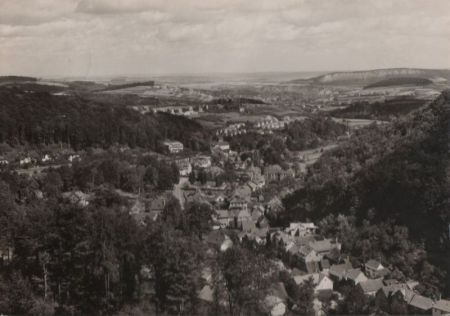 Ruhla-Thal - Blick vom Schloßberg - 1964 Ruhla-Thal - Blick vom Schloßberg - 1964