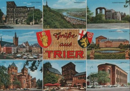 Trier - u.a. Kaiserthermen - ca. 1975 Trier - u.a. Kaiserthermen - ca. 1975