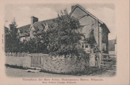 Großbritannien - Stratford-upon-Avon, Wilmcote - Haus der Mary Arden, Shakespeares Mutter - 1905 Großbritannien - Stratford-upon-Avon, Wilmcote - Haus der Mary Arden, Shakespeares Mutter - 1905
