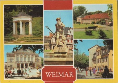 Weimar - u.a. Deutsches Nationaltheater - 1983 Weimar - u.a. Deutsches Nationaltheater - 1983