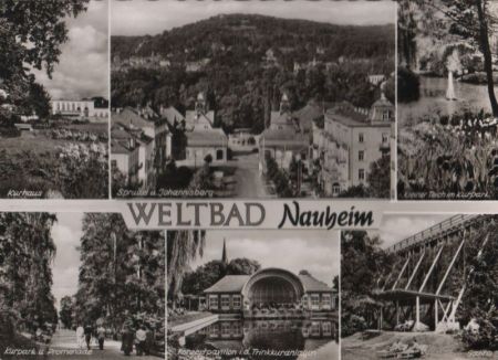 Bad Nauheim - u.a. Kurpark und Promenade - 1961 Bad Nauheim - u.a. Kurpark und Promenade - 1961