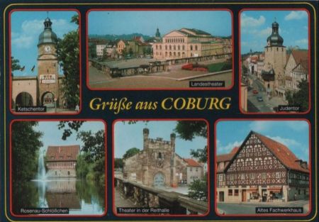 Coburg - u.a. Judentor - ca. 1980 Coburg - u.a. Judentor - ca. 1980