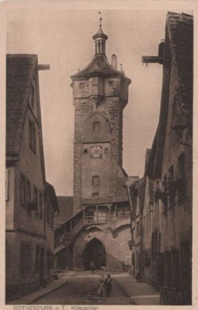 Rothenburg - Klingentor - ca. 1940 Rothenburg - Klingentor - ca. 1940