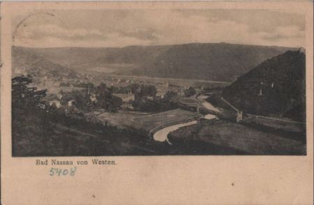 Nassau - von Westen - 1927 Nassau - von Westen - 1927