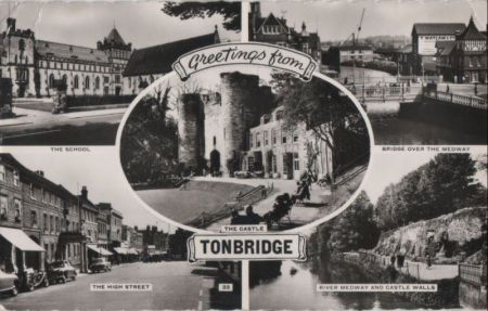 Großbritannien - Tonbridge - u.a. River Medway - 1963 Großbritannien - Tonbridge - u.a. River Medway - 1963