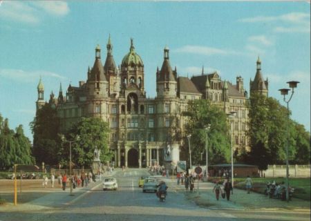 Schwerin - Schloß, Stadtseite - 1984 Schwerin - Schloß, Stadtseite - 1984