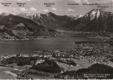Bad Wiessee - Rottach-Egern - Tegernsee - ca. 1965 Bad Wiessee - Rottach-Egern - Tegernsee - ca. 1965