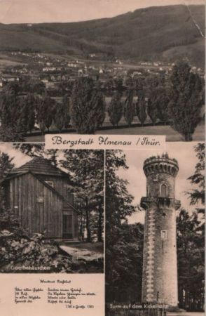 Ilmenau - u.a. Turm auf dem Kickelhahn - 1964