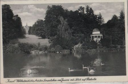 Kassel-Wilhelmshöhe - Antikes Tempelchen - 1938 Kassel-Wilhelmshöhe - Antikes Tempelchen - 1938