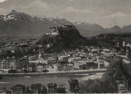 Österreich - Salzburg - gegen den Untersberg - 1961 Österreich - Salzburg - gegen den Untersberg - 1961