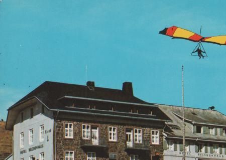 Schönau - Belchen mit Drachenflieger - 1988 Schönau - Belchen mit Drachenflieger - 1988