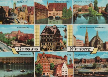 Nürnberg - u.a. Albrecht-Dürer-Haus - 1971 Nürnberg - u.a. Albrecht-Dürer-Haus - 1971