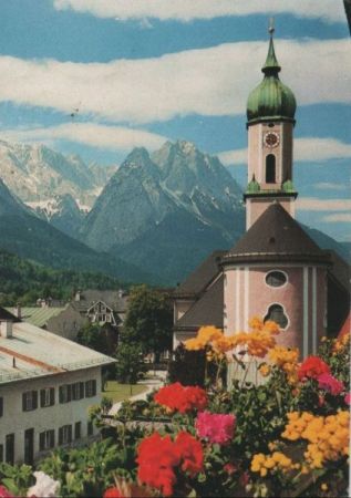 Garmisch - gegen Zugspitzgruppe - 1979 Garmisch - gegen Zugspitzgruppe - 1979