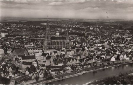 Ulm - mit Münster - ca. 1960 Ulm - mit Münster - ca. 1960