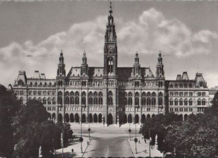 Österreich - Wien - Rathaus - 1960 Österreich - Wien - Rathaus - 1960