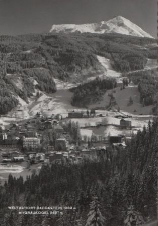 Österreich - Bad Hofgastein - mit Graukogel - 1966 Österreich - Bad Hofgastein - mit Graukogel - 1966