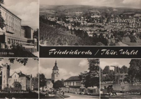 Friedrichroda - 5 Teilbilder - 1977 Friedrichroda - 5 Teilbilder - 1977